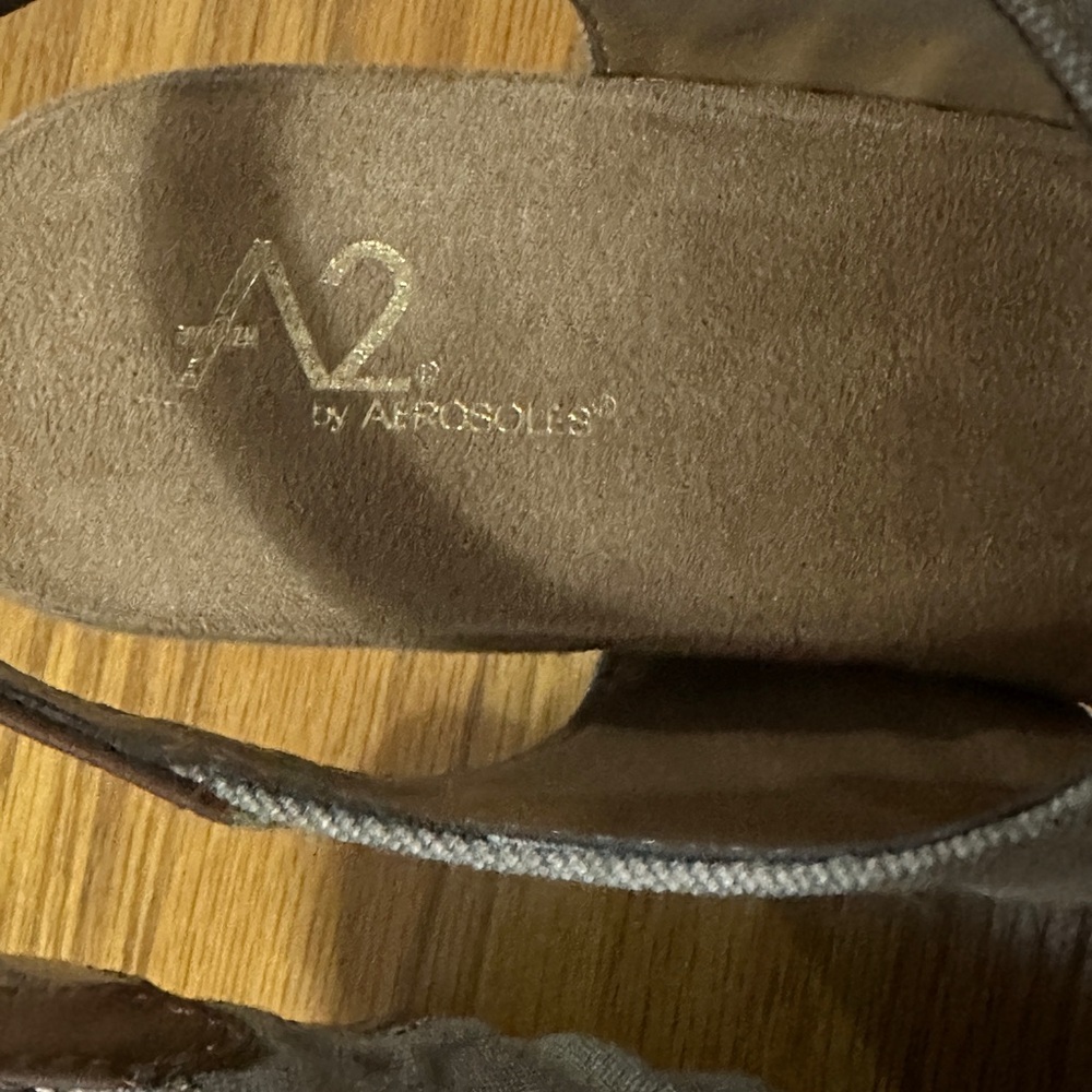 Aerosoles A2 size 8.5 wedge sandal’s NEW in box!! 8 1/2  ‘Unique Comfort system’ - Picture 7 of 7